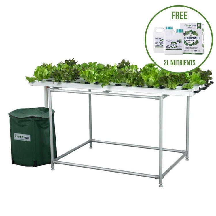 Home Hydroponic Farming: Easy for Everyone with The Salad Table